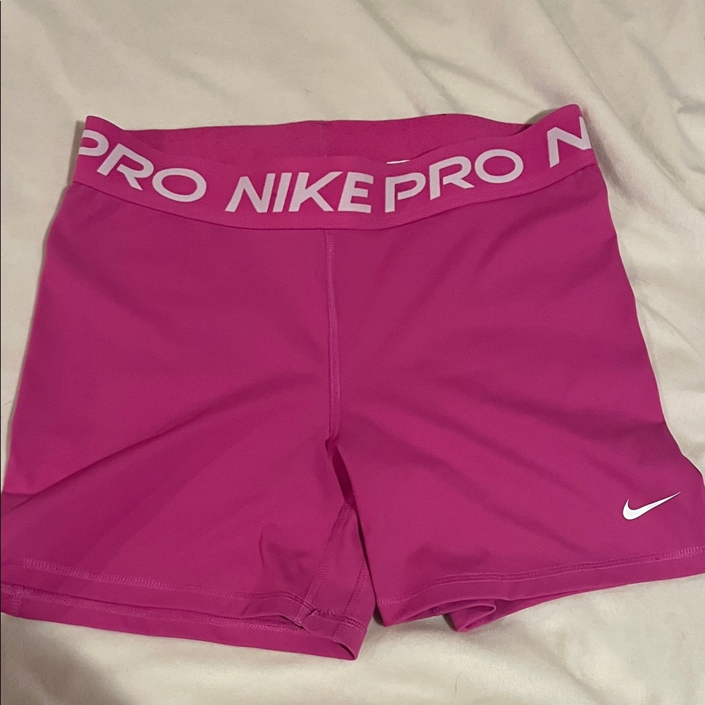 Nike Women's Vibrant Pink Athletic Shorts